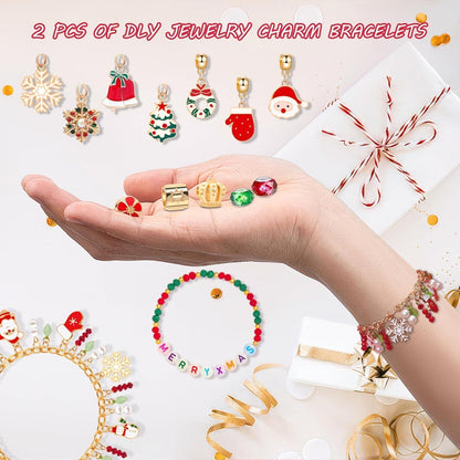 Adventskalender Armband Bastelset Mädchen Weihnachts