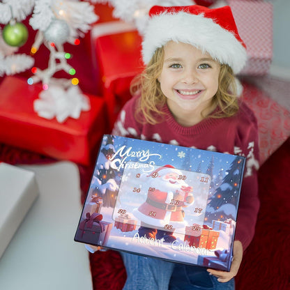 24-tägiger Weihnachts-Countdown-Kalender für Kinder mit
