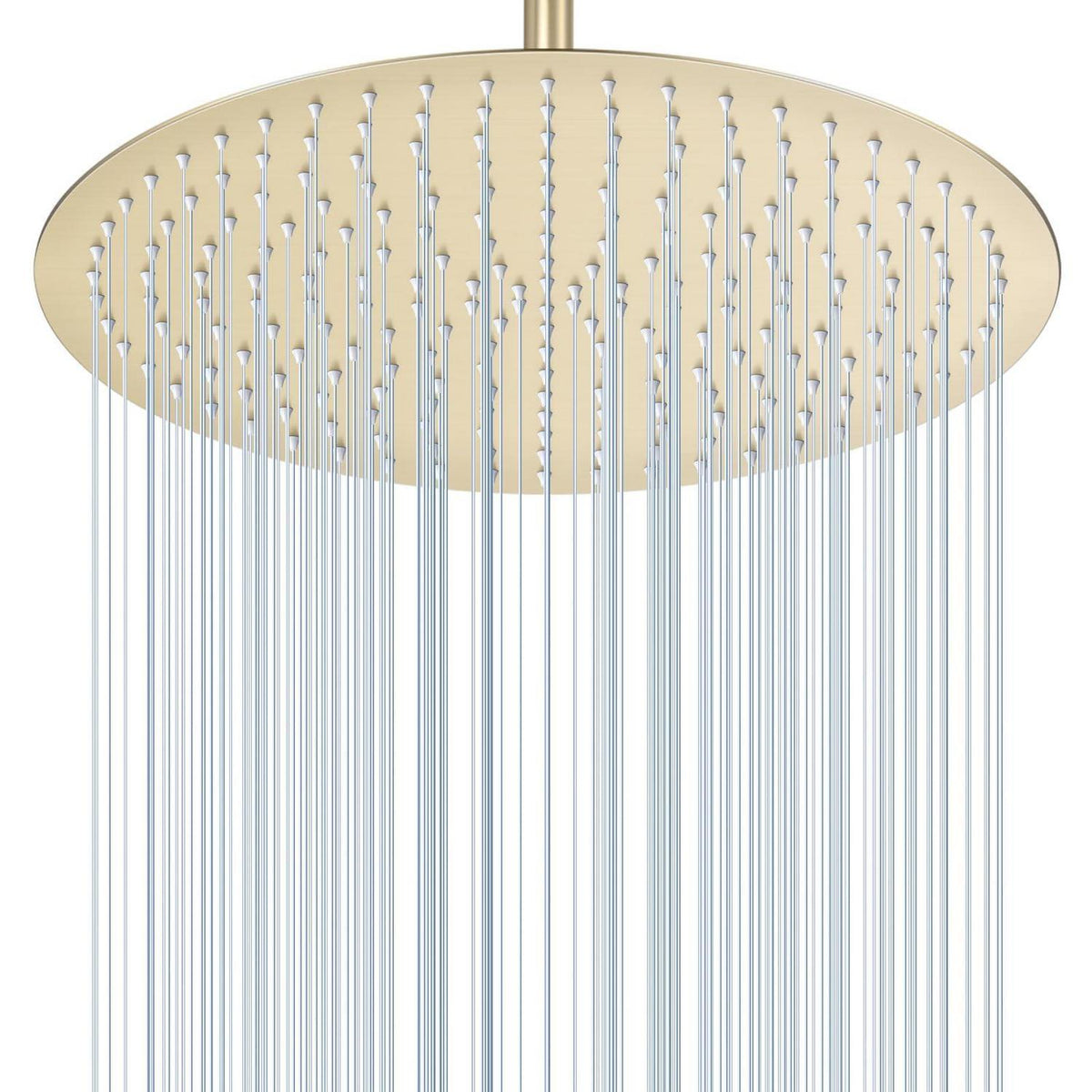40cm Gold Regendusche Wasserfall Duschkopf Edelstahl 304