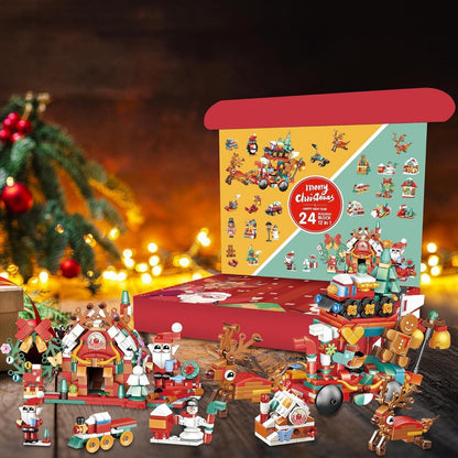 Weihnachts-Adventskalender 2024 für Kinder - Bausteine