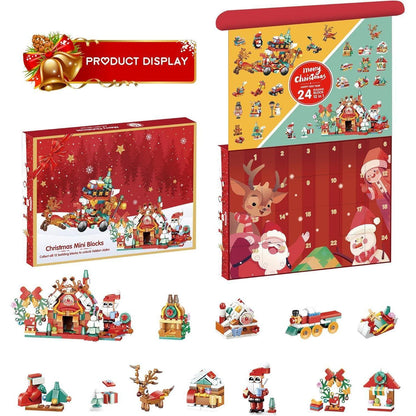 Weihnachts-Adventskalender 2024 für Kinder - Bausteine