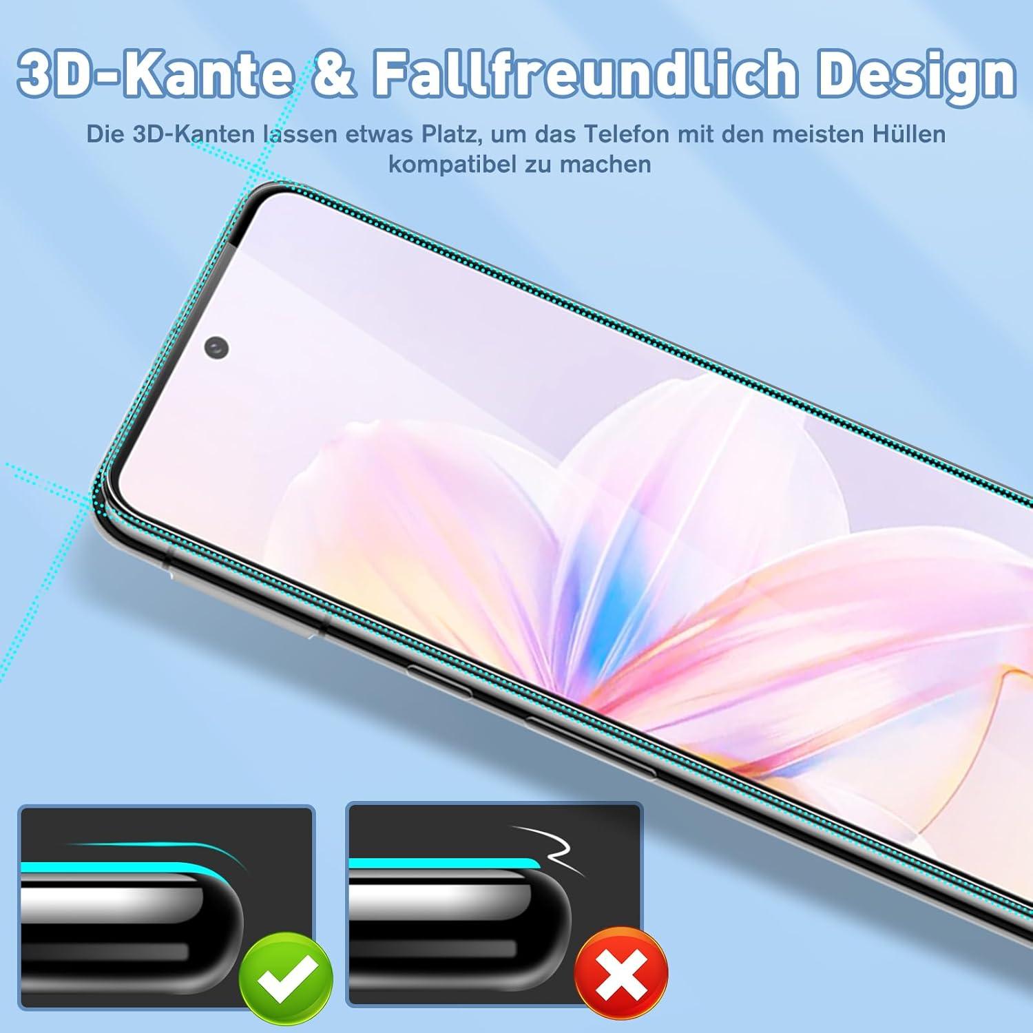 Schutzfolie Pixel 8 Panzerglas 2er Set 9H gehärtet Kratzfest