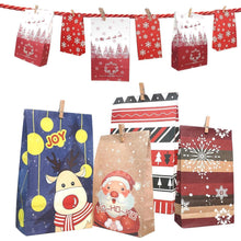 Adventskalender zum Befüllen für Kinder, DIY Geschenktüten