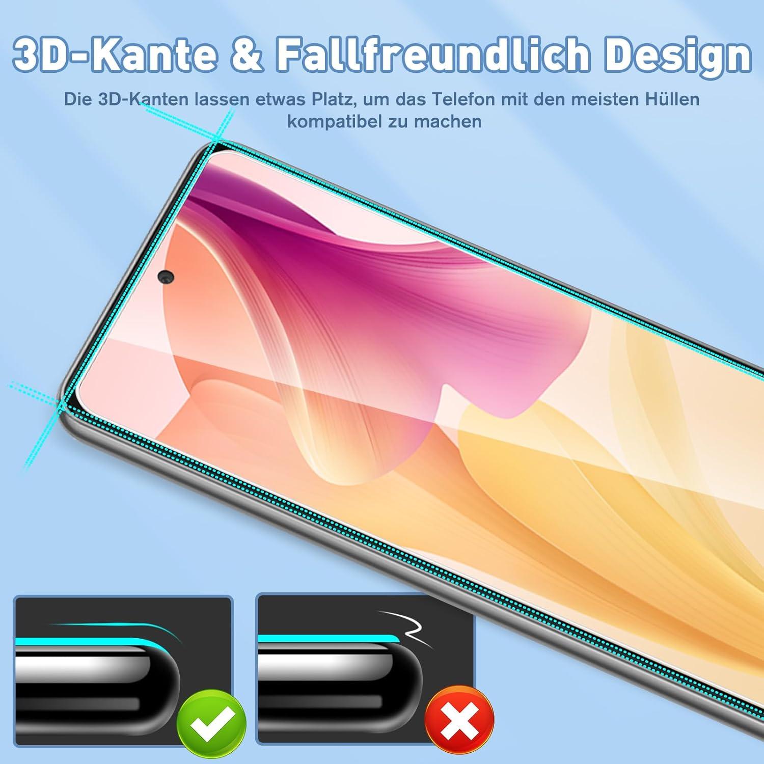 Schutzfolie Panzerglas Samsung Galaxy A71 A72 2 Stück 9H Härte