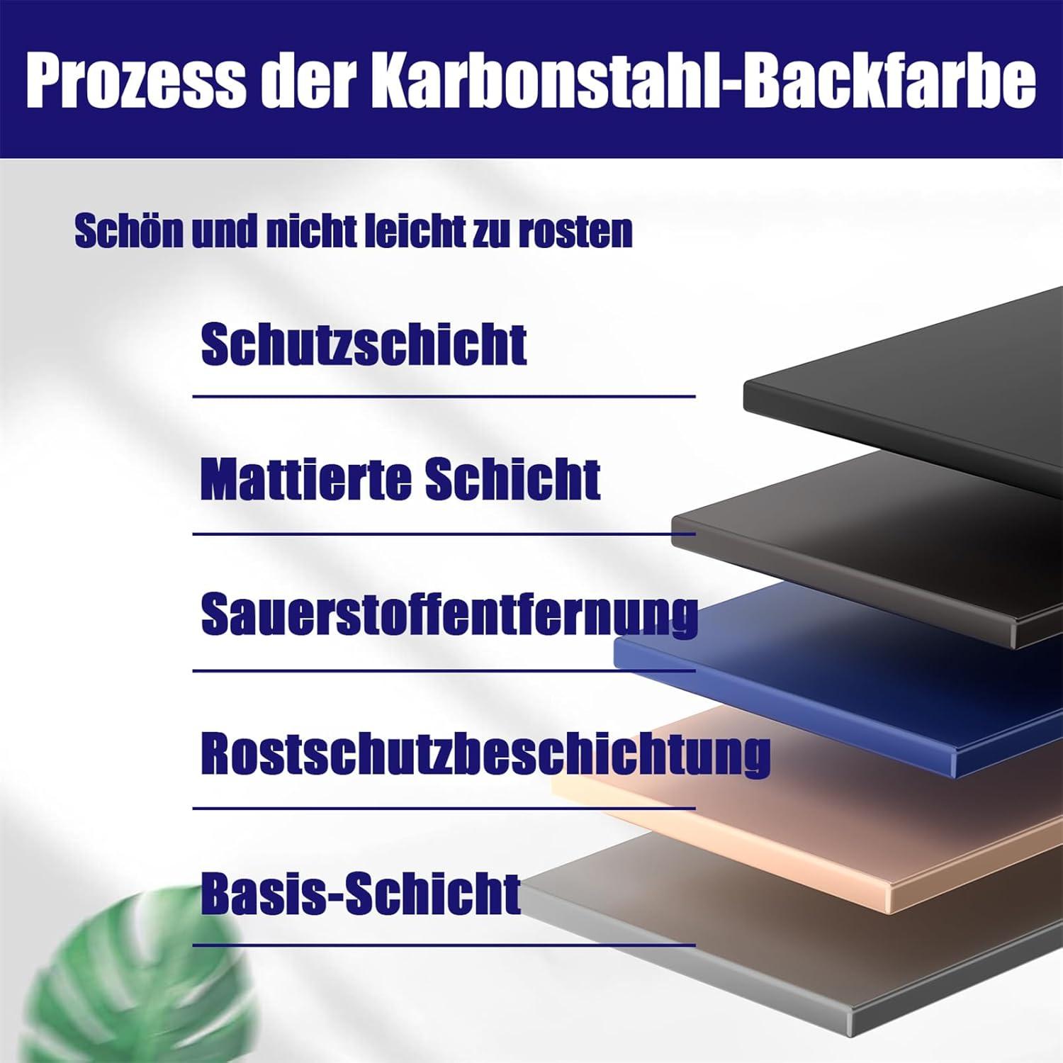 Kimfead Mikrowellenregal 2-stufig, Höhenverstellbarer Küchenorganizer