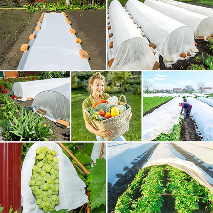 Winterschutzvlies Garten Pflanzenschutzvlies 32g/m² 2m*10m