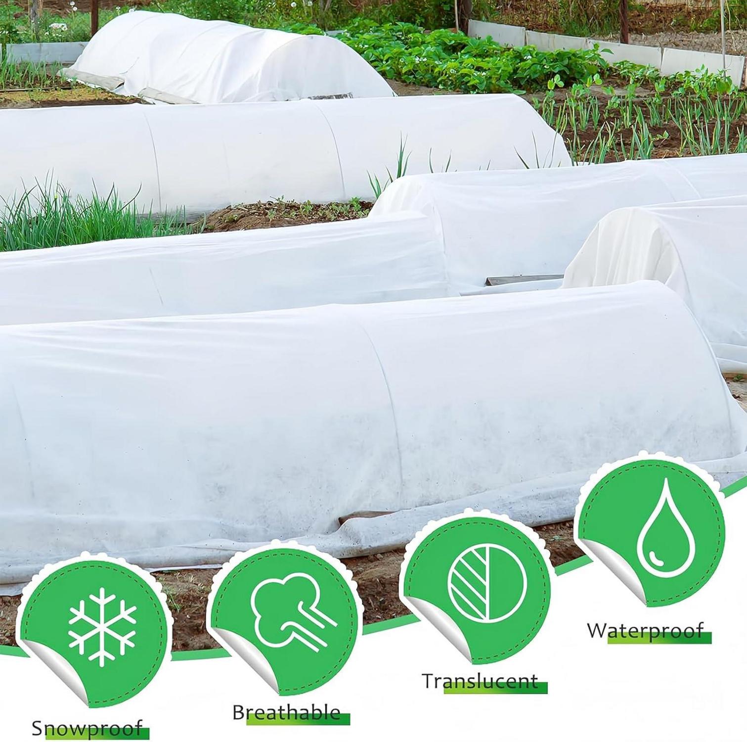 Premium Winterschutzvlies 32g/m² Garten Pflanzenschutz 2m*5m