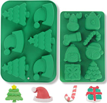 Weihnachts Silikonformen Schokolade Süßigkeiten-Backformen Set