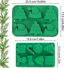Weihnachts Silikonformen Set Schokolade Süßigkeiten