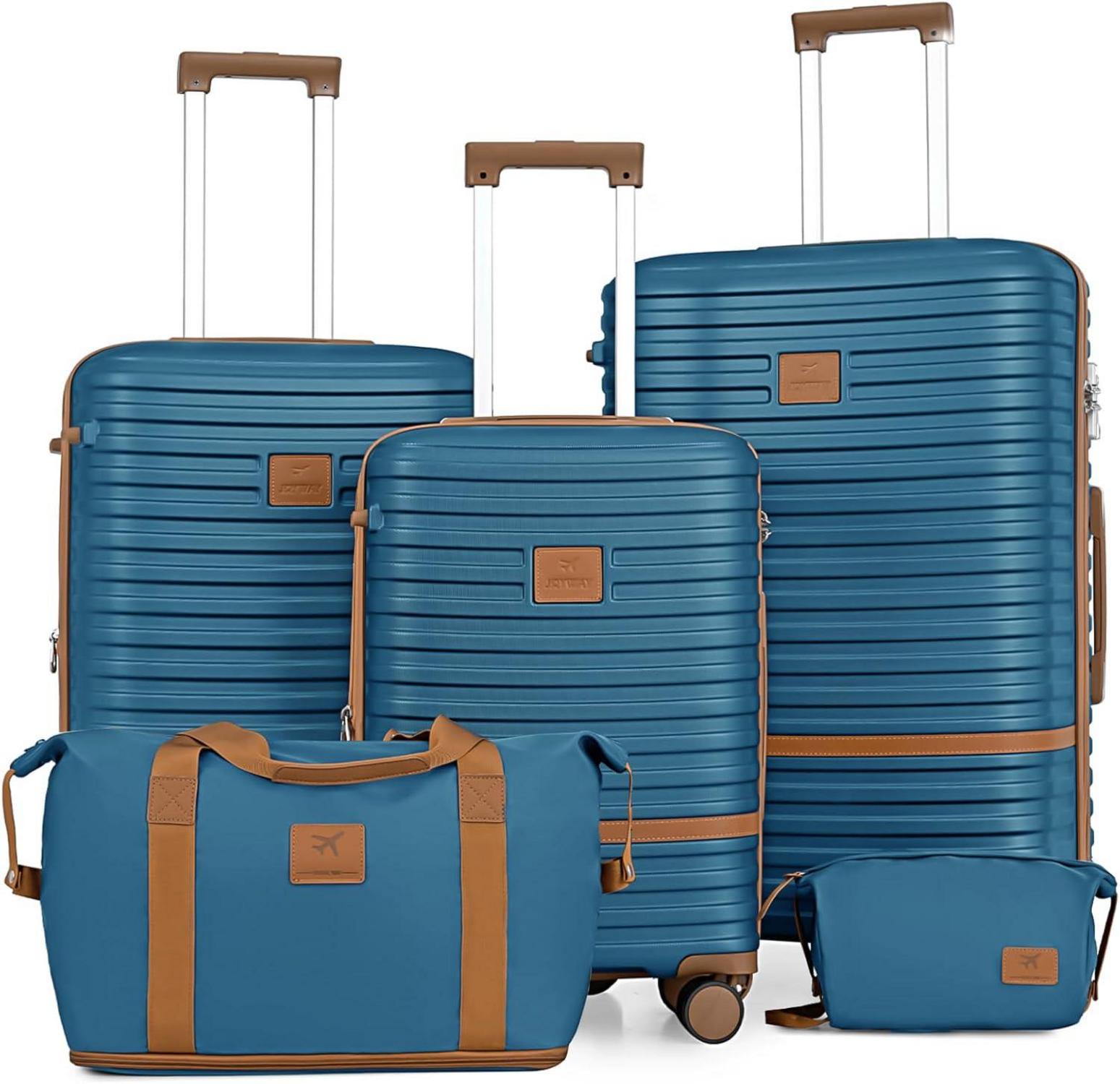 Joyway ABS Hartschalen Kofferset 5tlg mit TSA Schloss & 4 Rollen