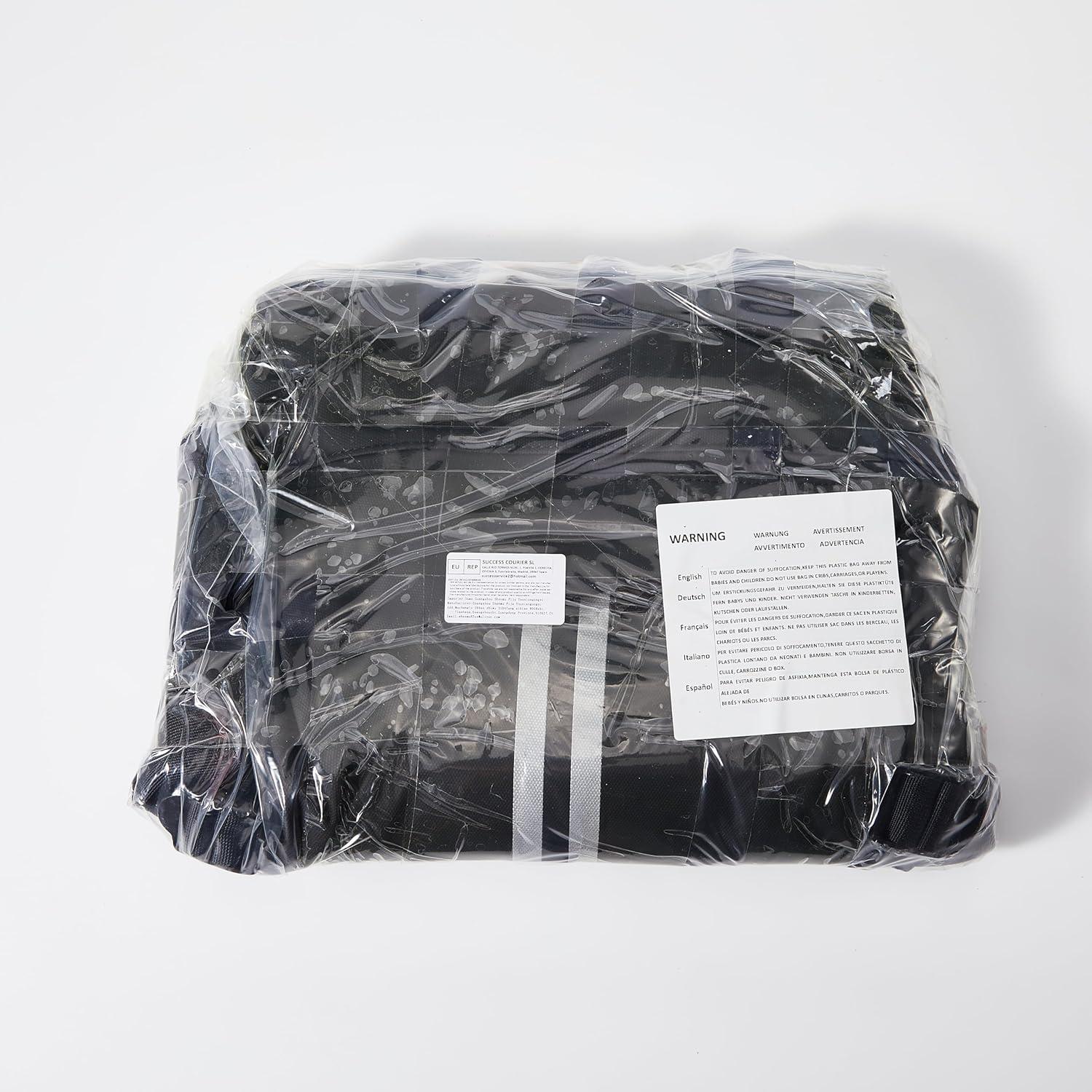 Motorradrucksack Herren wasserdicht Schwarz Laptoptasche