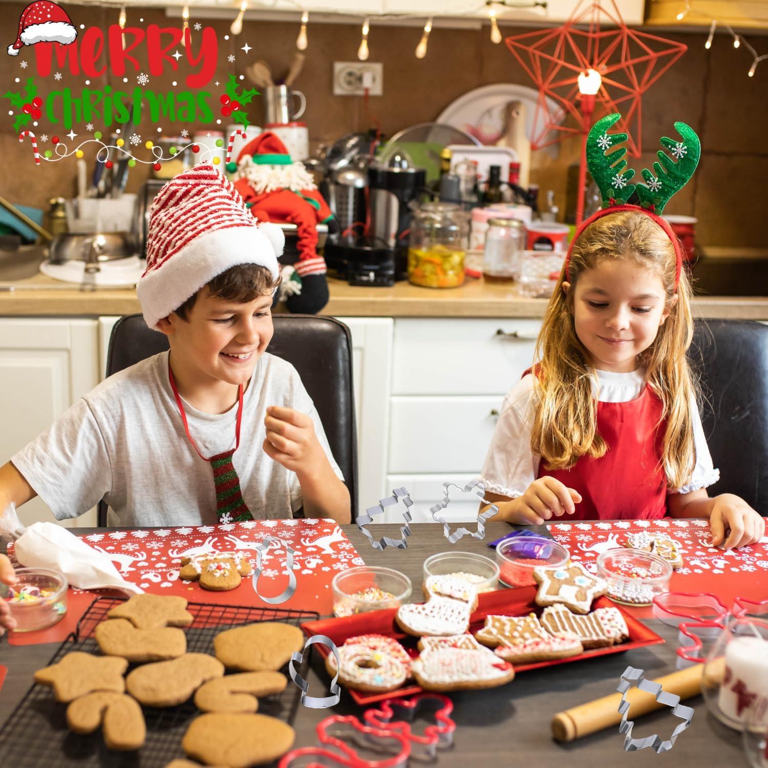 4-teiliges Weihnachts-Ausstechformen Set