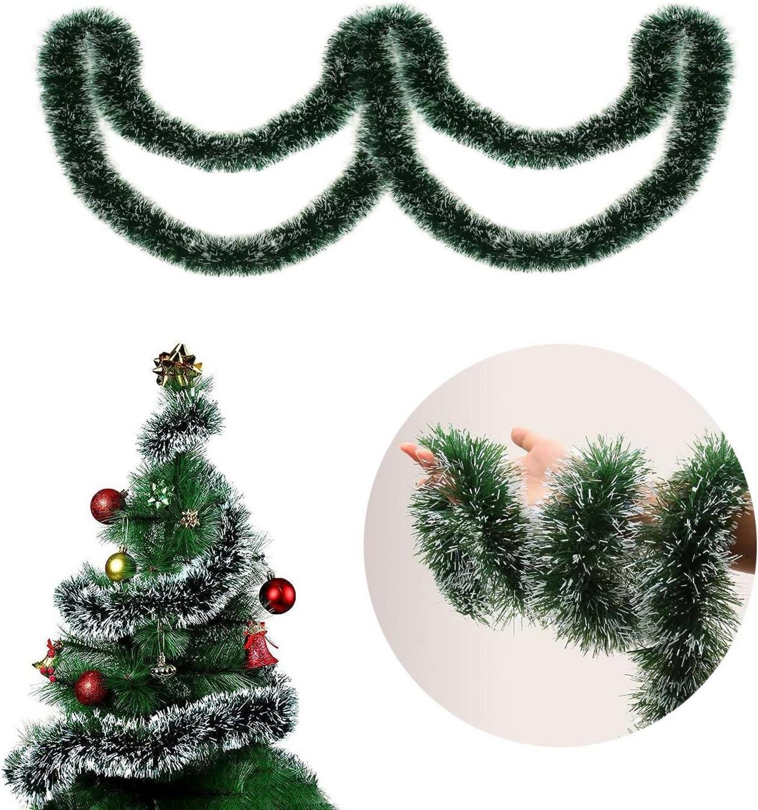 Weihnachtsgirlande Deko 10m Tannengirlande Künstlich - 1 Stück