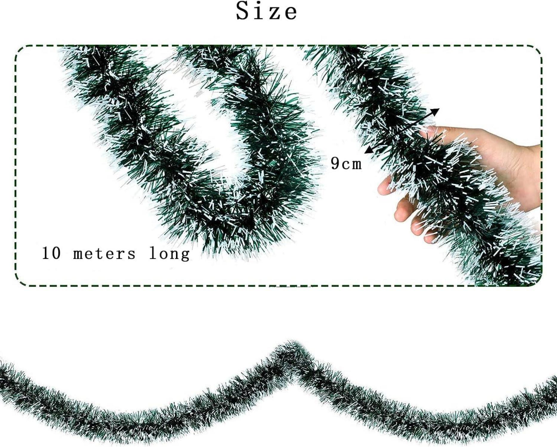 Weihnachtsgirlande 10m, Weihnachtsbaum Deko