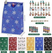 Adventskalender Kinder 2024 DIY Weihnachtskalender mit 24