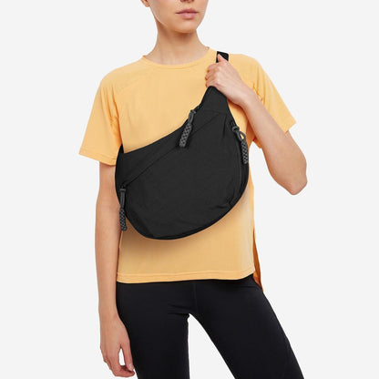 TIAASTAP Nylon Halbmond Umhängetasche Groß Crossbody