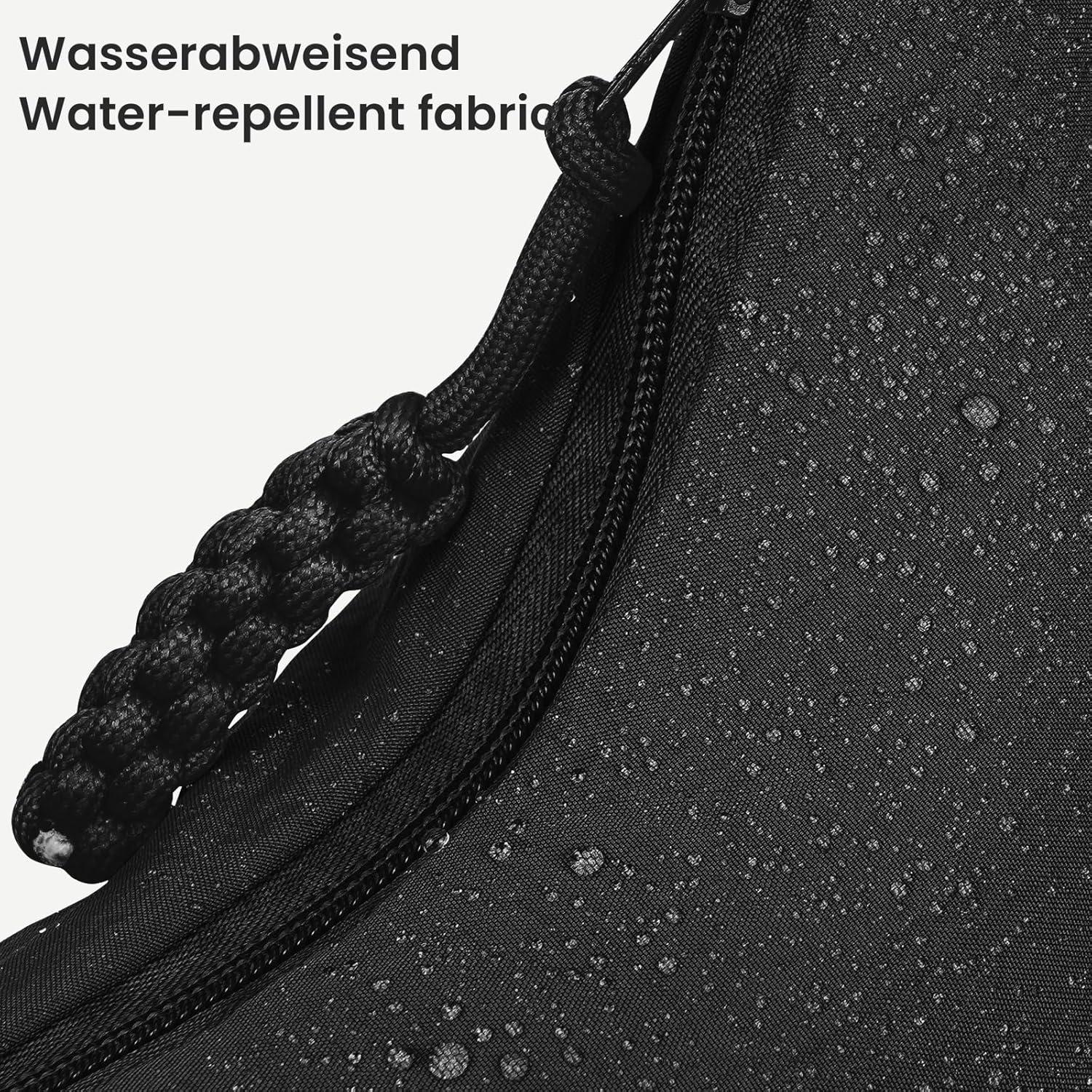 Nylon Halbmond Umhängetasche Damen Crossbody Bag Organizer Bag