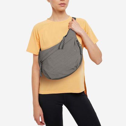 TIAASTAP Damen Nylon Umhängetasche Crossbody Halbmond