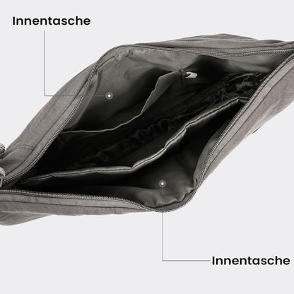 TIAASTAP Nylon Halbmond Umhängetasche Crossbody Shoulder Bag