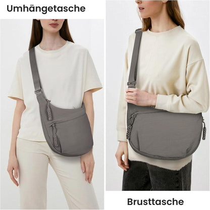 TIAASTAP Nylon Halbmond Umhängetasche Crossbody Shoulder Bag