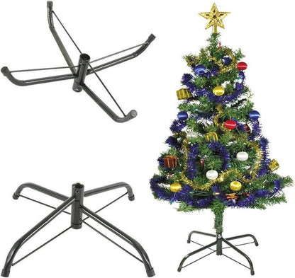Weihnachtsbaumständer Eisen faltbar Daumenschraube 42 cm