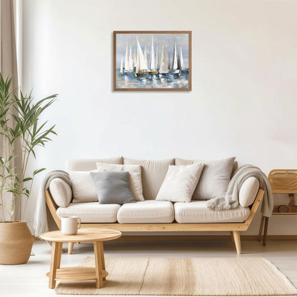 Segelboot Ozean Wandbild Poster Leinwand Dekor 12x16 Ungerahmt