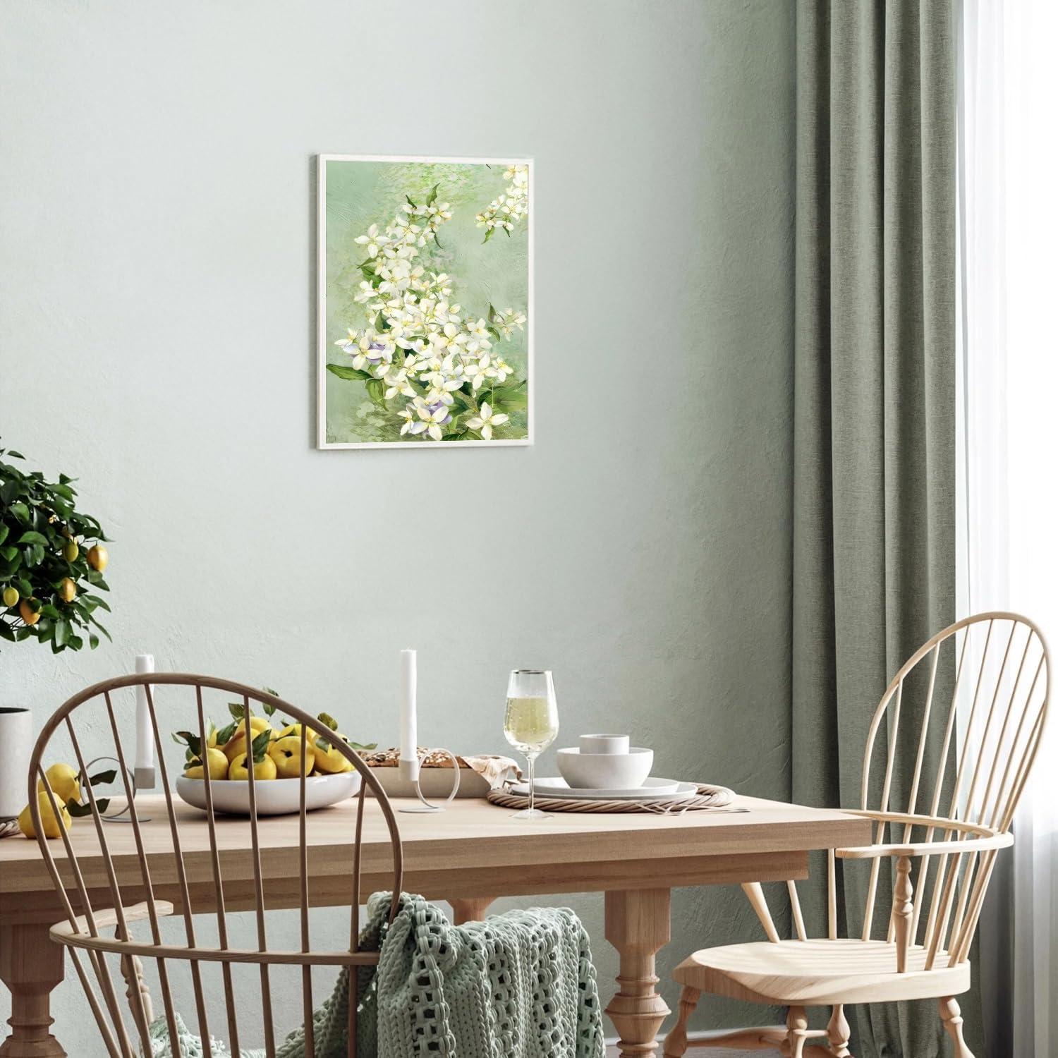 Blumen Wandbild Leinwand Poster Wanddekoration Schlafzimmer Wohnzimmer 30x40 cm