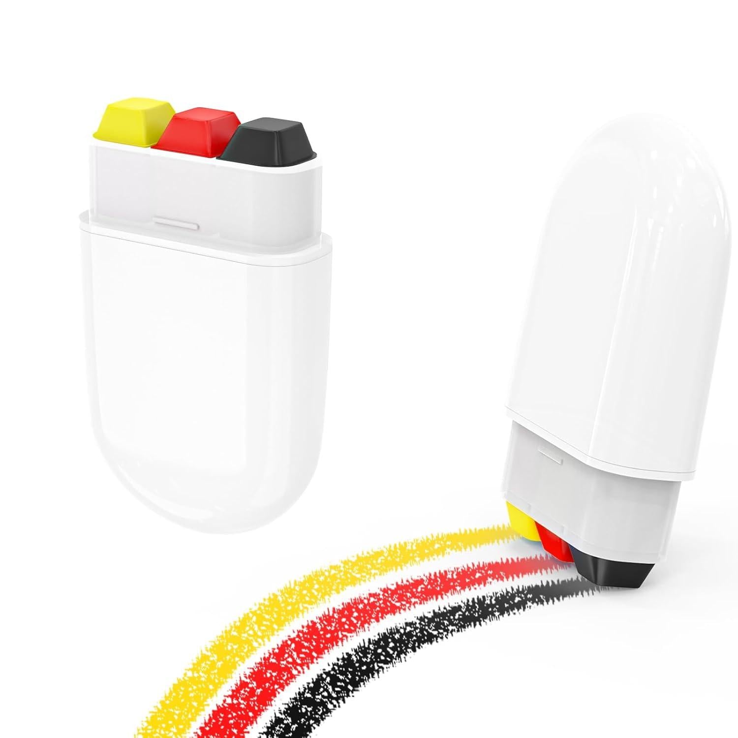 Deutschland Schminke 2 Stück Schwarz Rot Gold Fußball EM Festivals