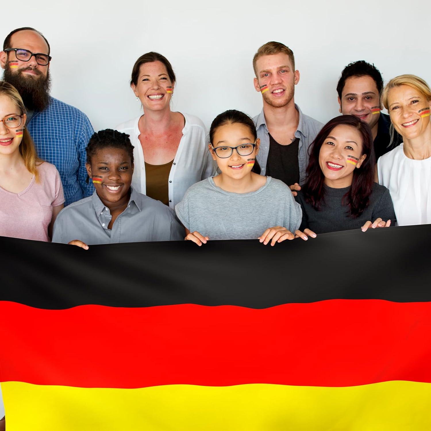 2er Set Deutschland Schminke Schwarz Rot Gold EM 2024 Fanartikel