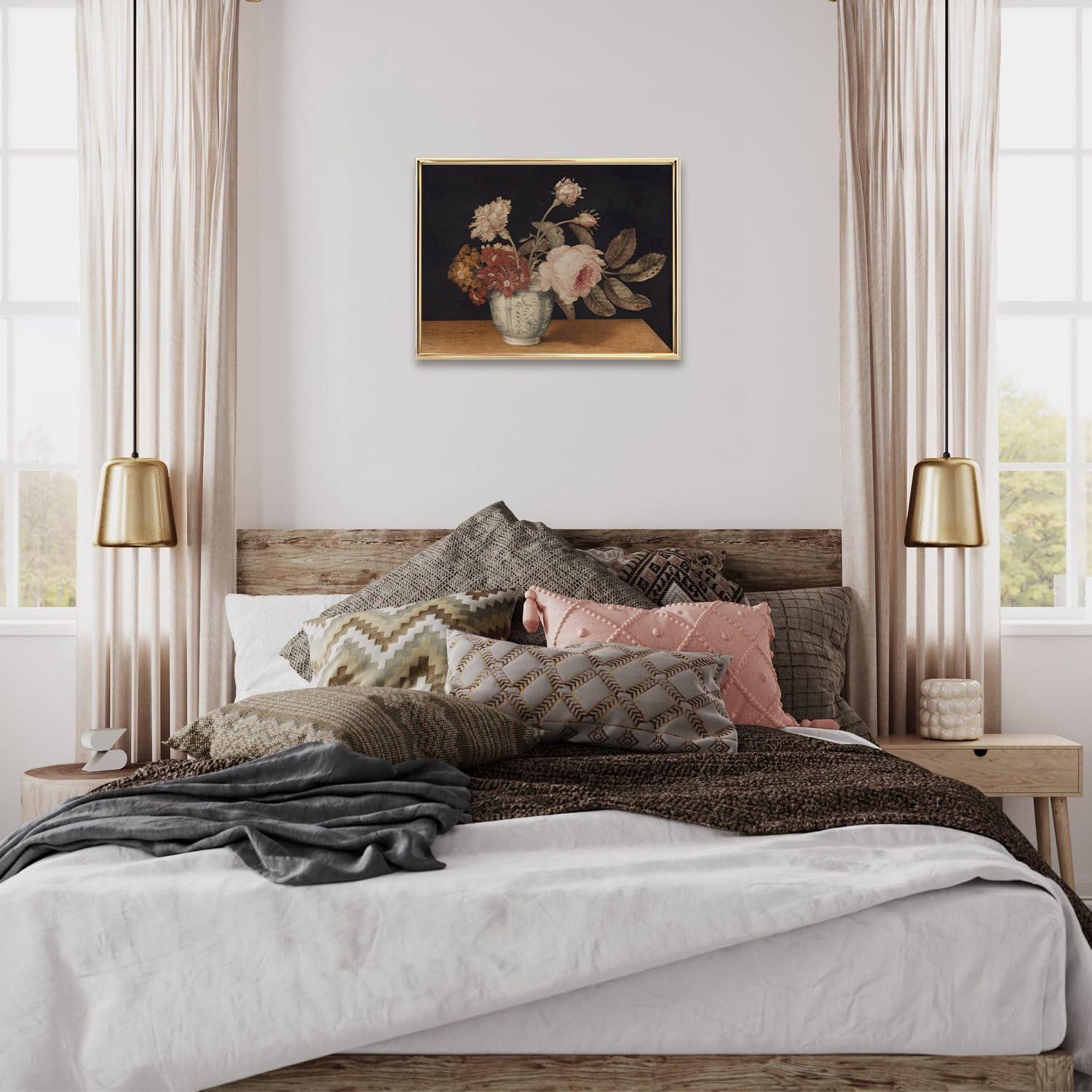 Vintage Blumen Wanddekoration Poster 12x16 Zoll Ungerahmt