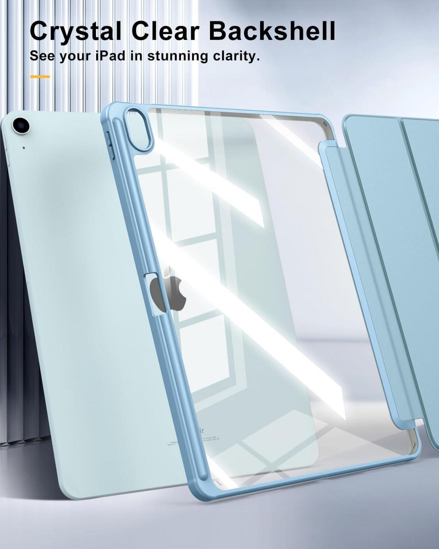 Hülle für iPad Air 13 Zoll 2024 Schutzhülle Stifthalter Transparent
