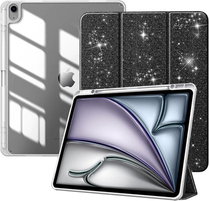Schutzhülle mit Stifthalter für iPad Air 13 Zoll 2024 Transparent