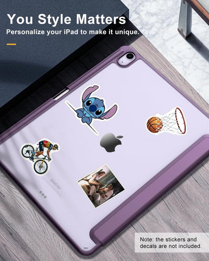 Schutzhülle für iPad Air 13 Zoll 2024 Stifthalter Transparent Rückseite