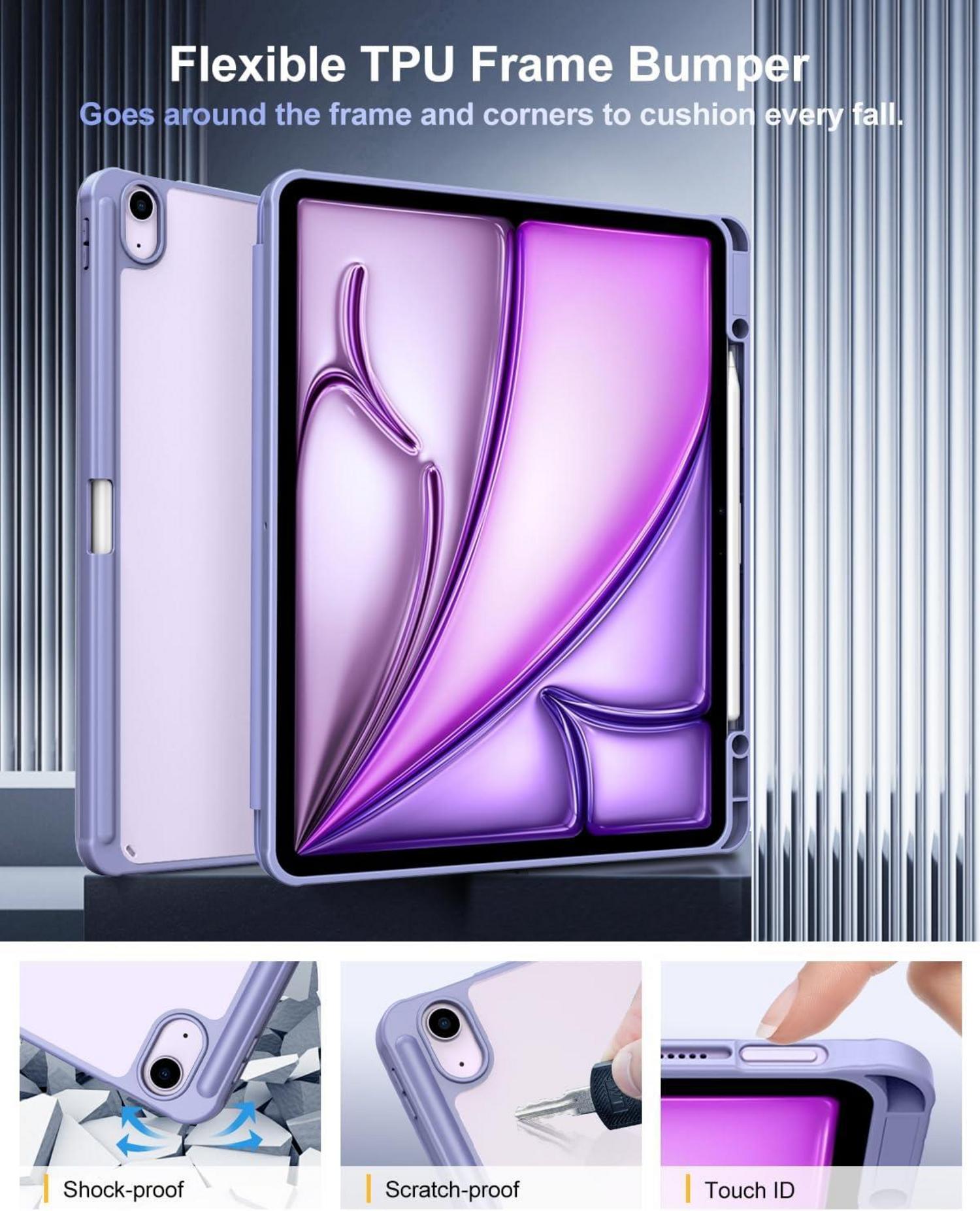 Schutzhülle für iPad Air 13 Zoll 2024 mit Stifthalter und