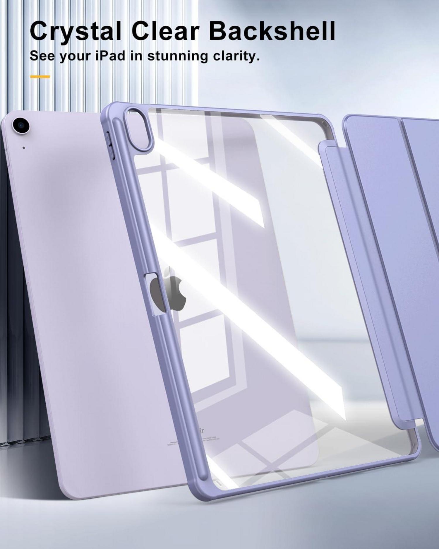Schutzhülle für iPad Air 13 Zoll 2024 mit Stifthalter Lavendel Violett
