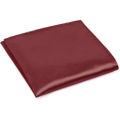 Herren Einstecktuch aus Polyester-Seide, Rotwein