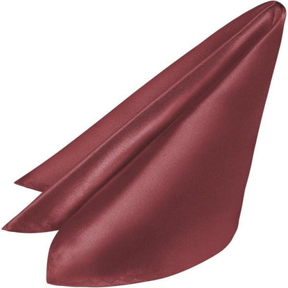 Herren Einstecktuch aus Polyester-Seide, Rotwein