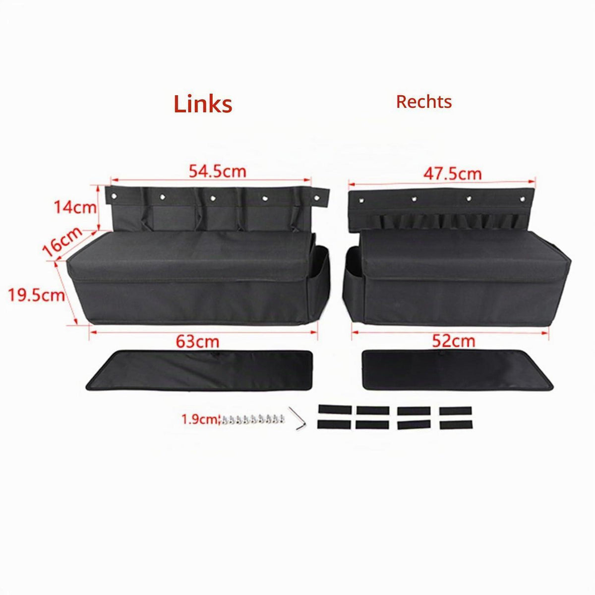 Kofferraum-Organizer für Suzuki Jimny JB64/JB74 2019-2024