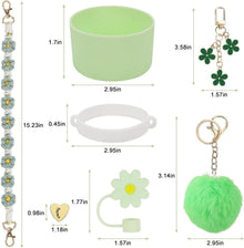 Stanley Cup Zubehör Set - Wasserflasche Stiefel, Strohhalm