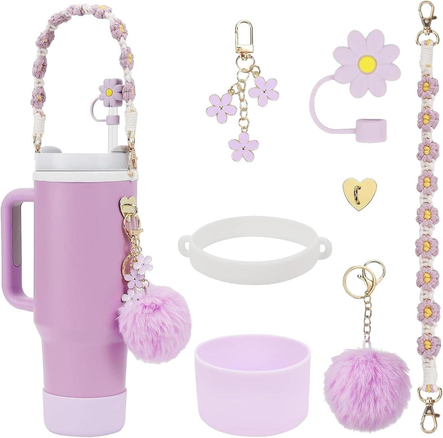 Stanley Cup Zubehör Set Strohhalm Abdeckung Wasserflasche Silikon