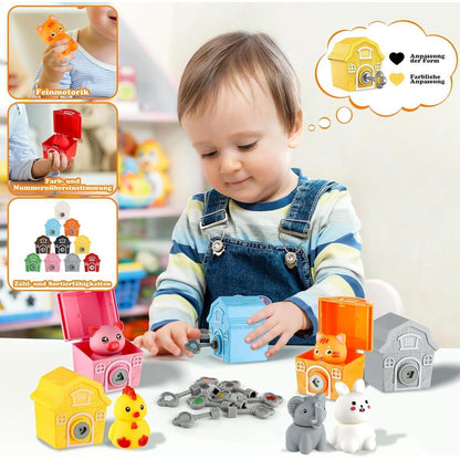 Montessori Spielzeug Kinder 1 2 3 Jahre 20-teiliges