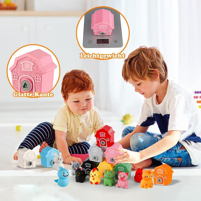 Montessori Spielzeug Kinder 1 2 3 Jahre 20-teiliges