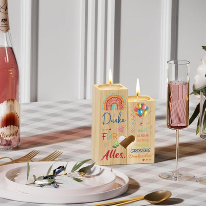 Kerzenhalter Herz design Teelichthalter Dankeschön Geschenk perfektes