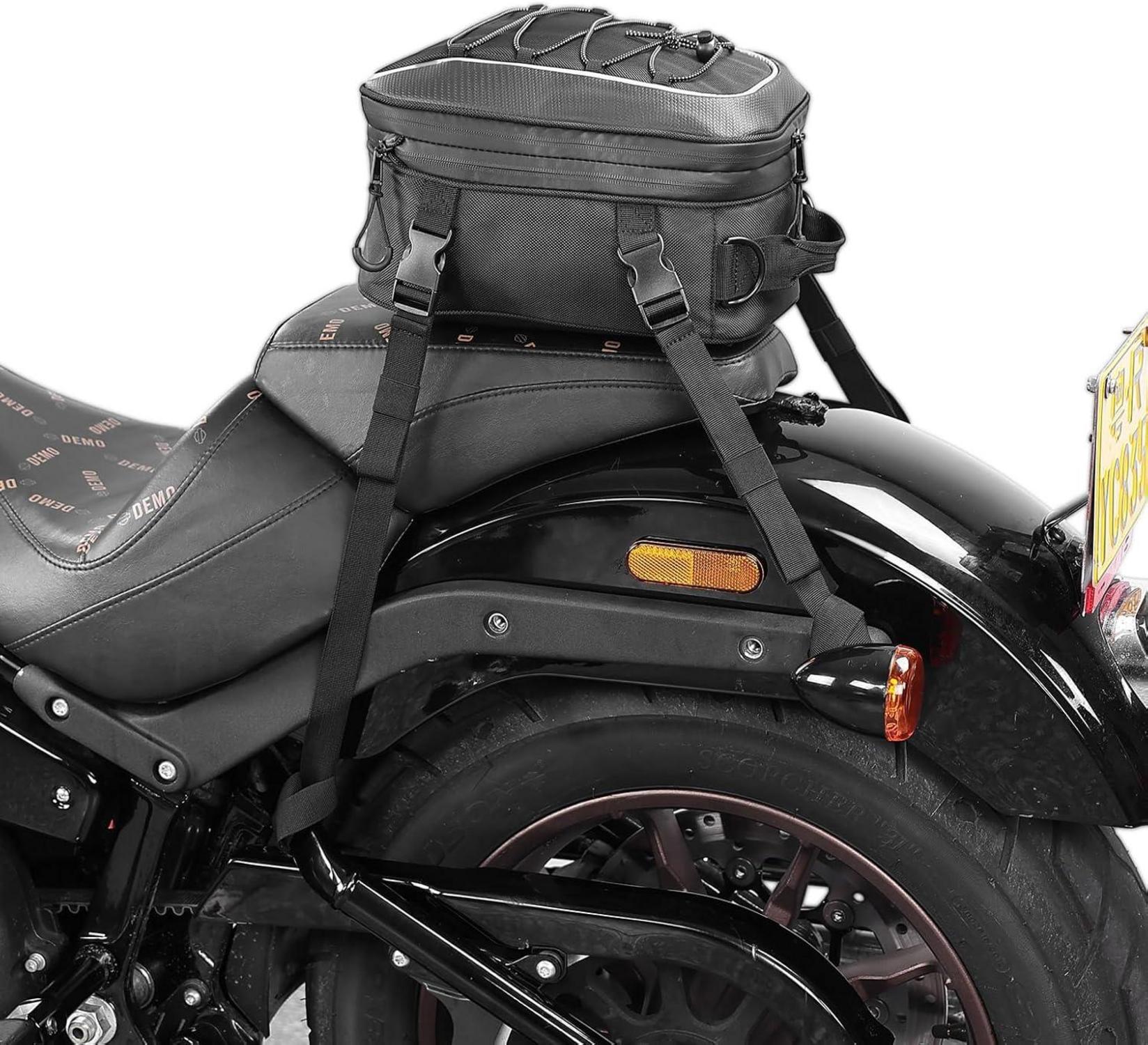 Motorrad Satteltasche wasserdicht 7-12L erweiterbar mit