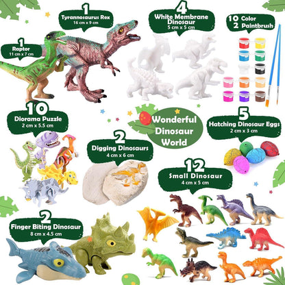 Adventskalender Dinosaurier 2024 – Dinosaurfiguren Spielzeug