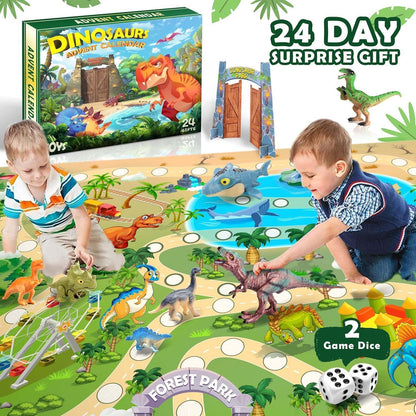 Adventskalender Dinosaurier 2024 – Dinosaurfiguren Spielzeug