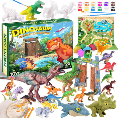 Adventskalender Dinosaurier Spielzeug Weihnachtskalender 24 Tage