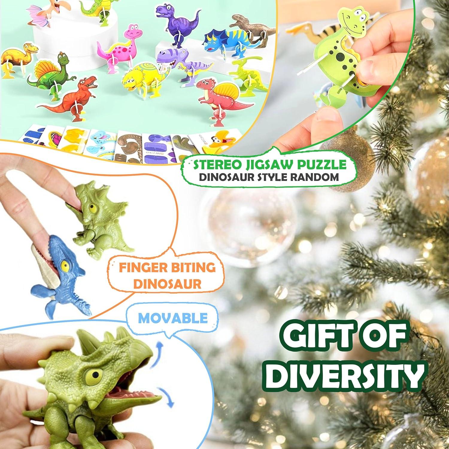 Adventskalender Dinosaurier Spielzeuge Weihnachten Geschenk 24 Tage Countdown