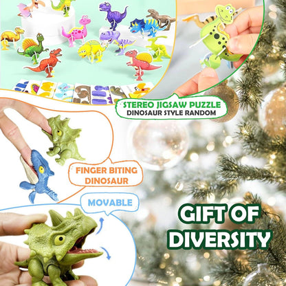 Adventskalender Dinosaurier Spielzeuge Weihnachten Geschenk 24 Tage Countdown