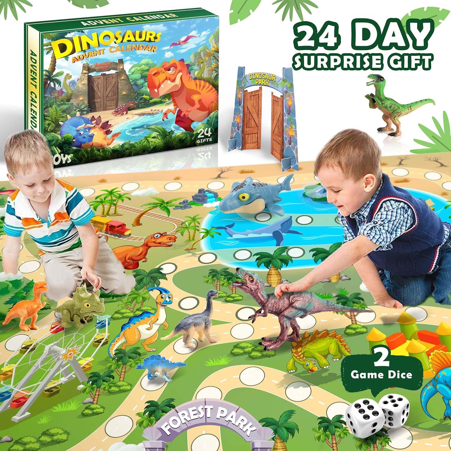 Adventskalender Dinosaurier Spielzeug Set 24 Tage Countdown